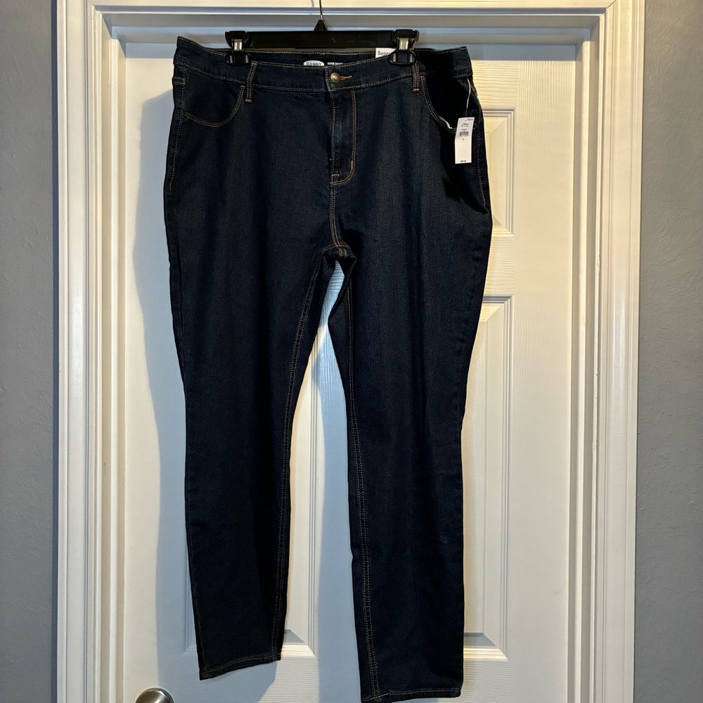 Old Navy Women's Deep Indigo Skinny Jeans
